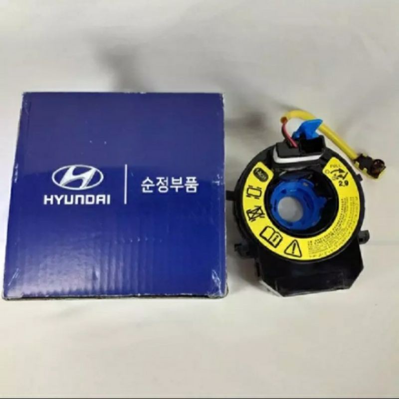 Cáp còi , Cuộn kèn , Cuộn cáp vô lăng Hyundai I10 bản thiếu , bản đủ tích hợp vô lăng