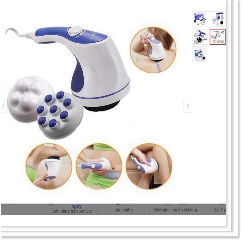 Máy đánh tan mỡ bụng cầm tay Relax & Spin Tone