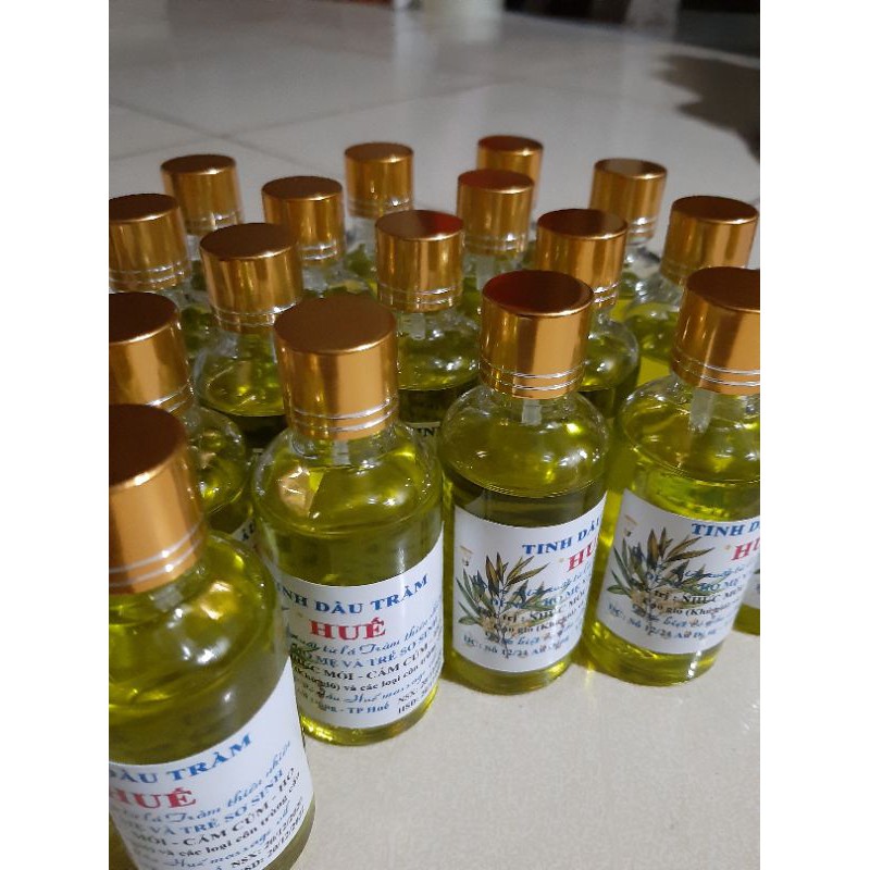 Tinh Dầu Tràm Huế Nguyên Chất Lọ Tròn 100 Ml