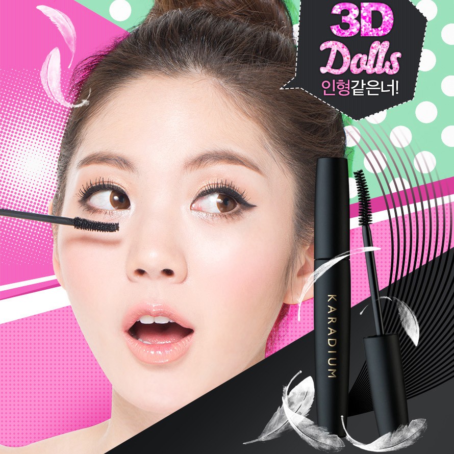 Mascara Karadium On The Top Fiber 10ml Hàn Quốc