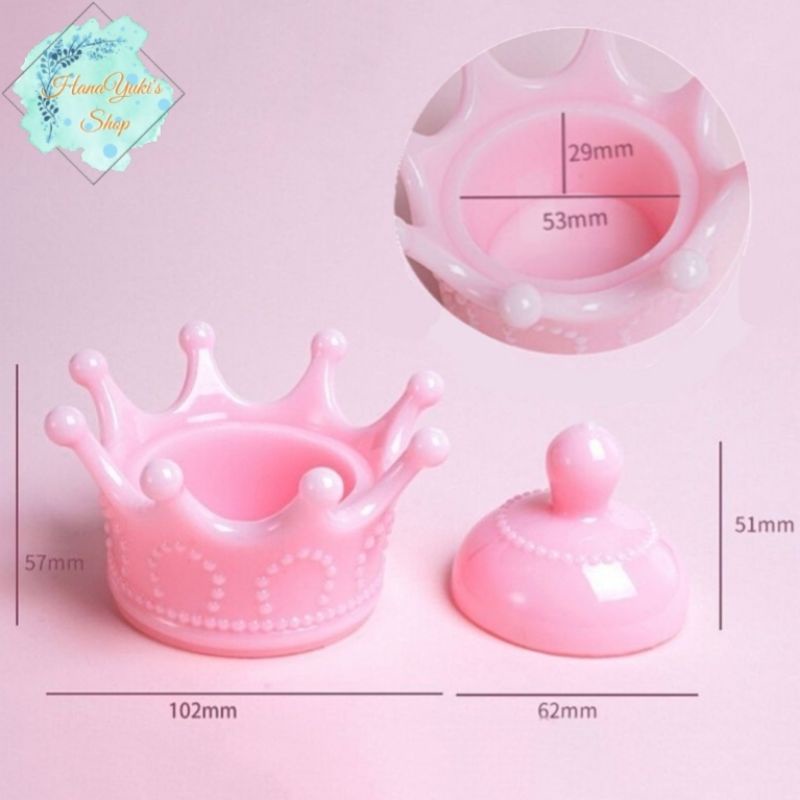 [ Resin, Jesmonite] Khuôn hộp đựng hình vương miện - Crown Shape Mold - sử dụng trong thủ công sáng tạo, handmade