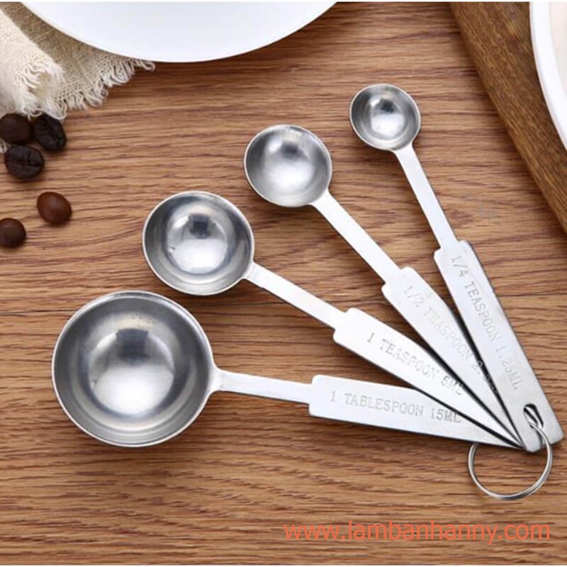 Bộ Đo Lường 4 Muỗng Inox