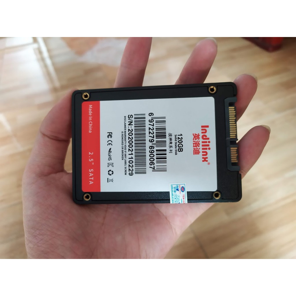 SSD 120 GB indilinx, eekoo, vaseky (dùng cho máy tính pc, laptop, box di động) |BH 36T Chính Hãng