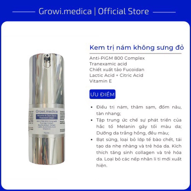 Kem tr.ị nám, mờ thâm sạm 15gram