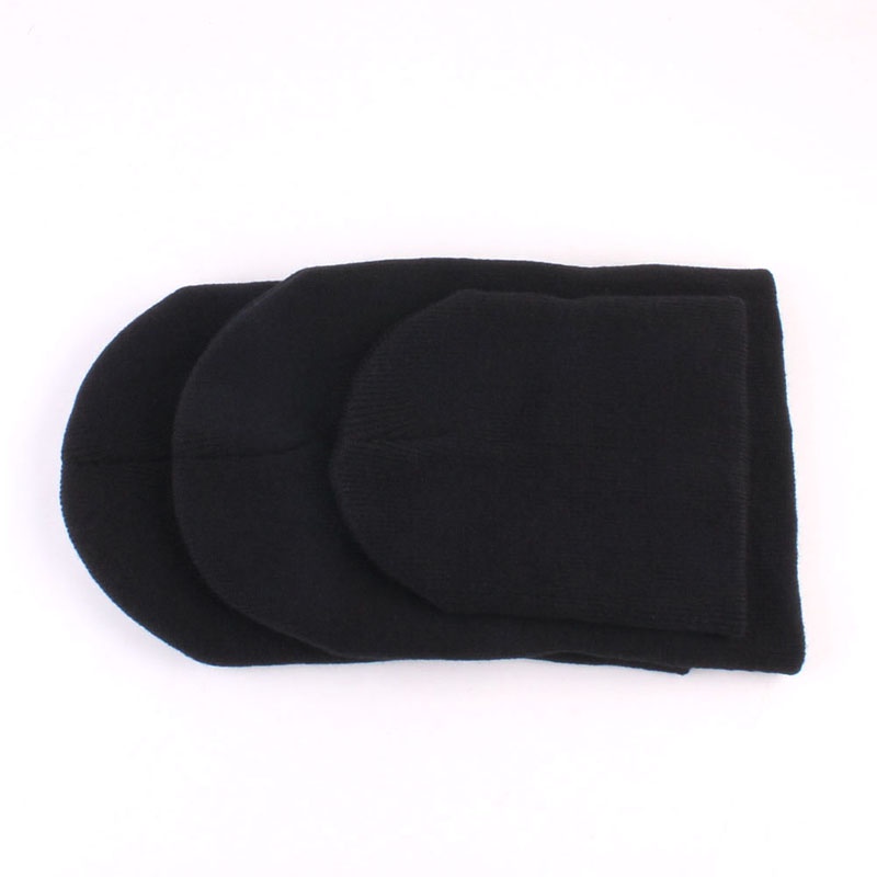 Set 3 Mũ Beanie Dệt Kim Mềm Mại Giữ Ấm Mùa Đông Cho Mẹ Và Bé
