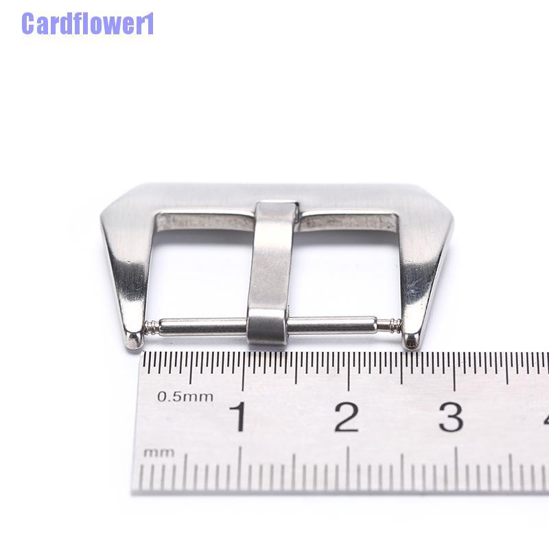 Dây Đeo Đồng Hồ Bằng Thép Không Gỉ Màu Đen / Bạc 20 / 22