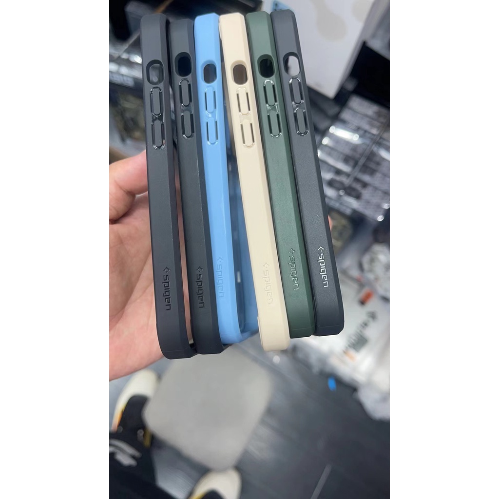 SPIGEN Ốp Điện Thoại Hybrid Siêu Mỏng Màu Trong Suốt Chống Rơi Cho iPhone 13 13 Pro 13 Pro Max 12/12 Pro 12 Pro Max