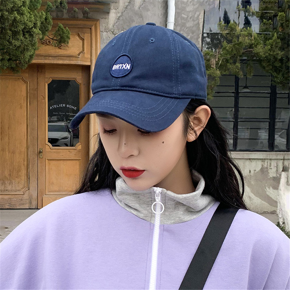 Mũ Lưỡi Trai Thêu Chữ Phong Cách Hàn Quốc Cho Nữ