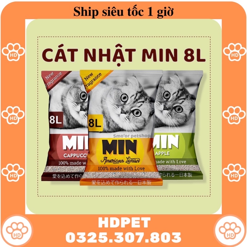 (Ship nhận hàng sau 1h) Sỉ Cát vệ sinh mèo CAT MIN 15L