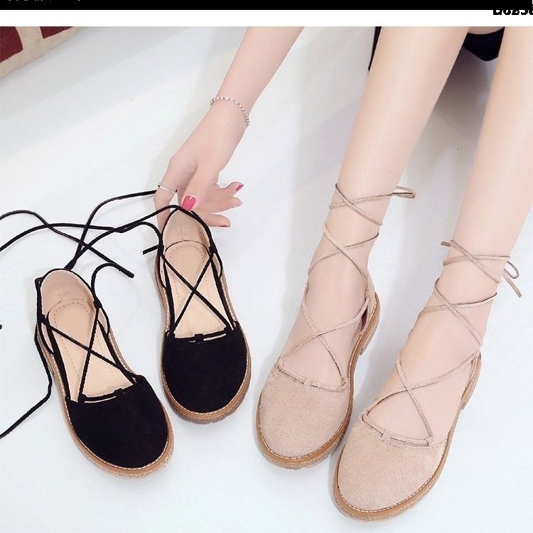 Giày Sandal Đế Bằng Phong Cách Hàn Quốc Thời Trang Xuân Hè 2022
