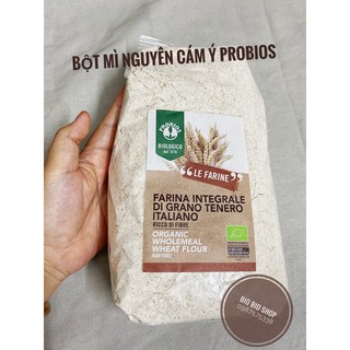 Bột mì nguyên cám hữu cơ Probios - đa dụng hữu cơ, bột mì organic của Ý