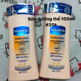 Sữa dưỡng thể vaseline 100ml