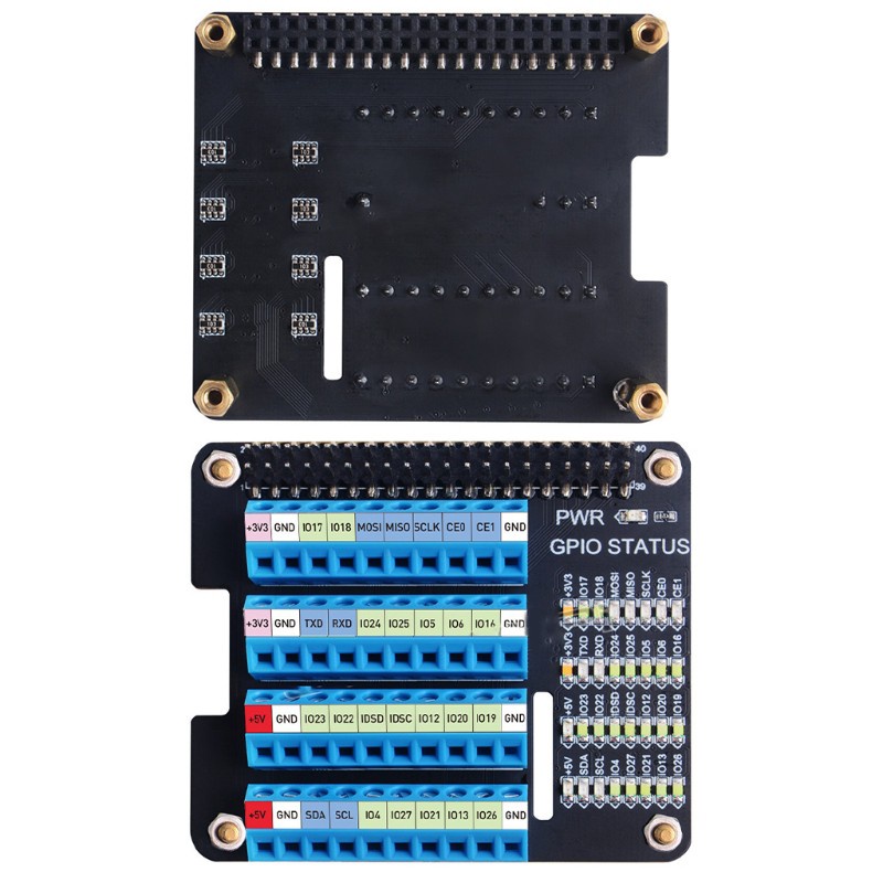 Utake Raspberry Pi 4 GPIO Expansion Board Breakout GPIO Screw Terminal Hat for Raspber