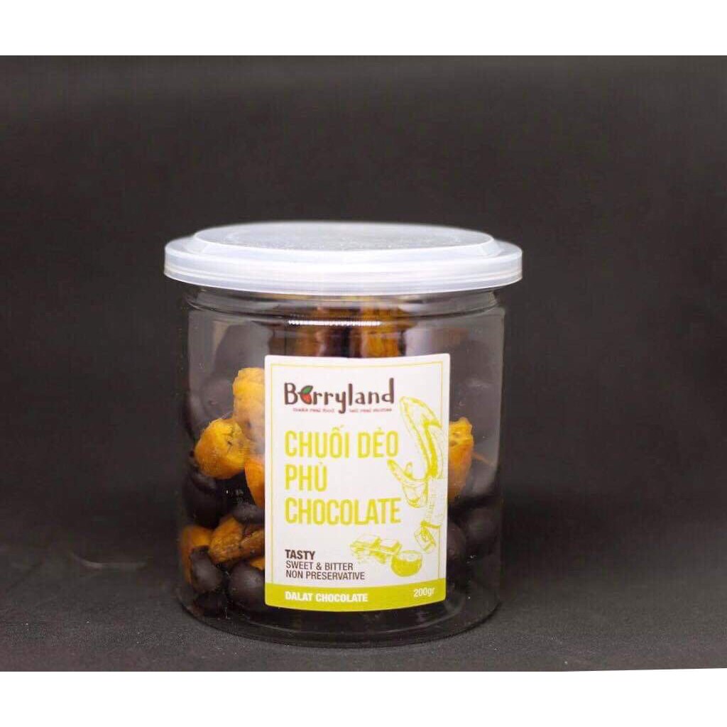 Chuối phủ chocolate 200g Berryland