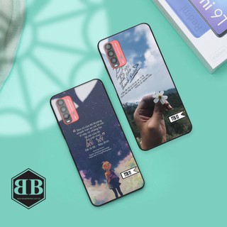 Ốp lưng kính cường lực Xiaomi Redmi 9T tâm trạng buồn
