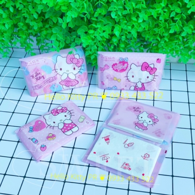 Khăn giấy bỏ túi Hello Kitty