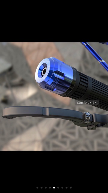 Gù tay lái,Gù nhôm Spirit thời trang gắn thông dụng mọi dòng xe máy(giá 1 đôi)