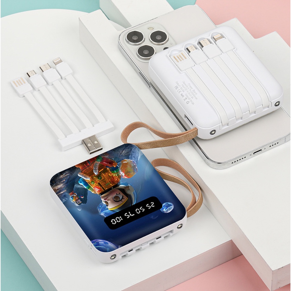 Sản phẩm mới đi kèm với dòng sạc dự phòng mini 20000mAh, pin sạc dự phòng dung lượng lớn
