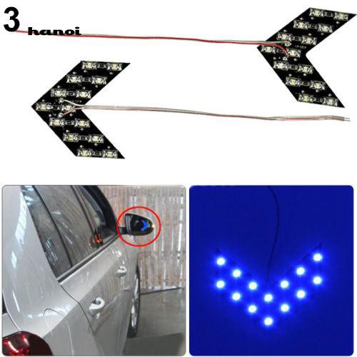 Hn♥Bộ 2 ĐèN LED Xi Nhan 14SMD HìNh MũI Tên Cho Xe Hơi