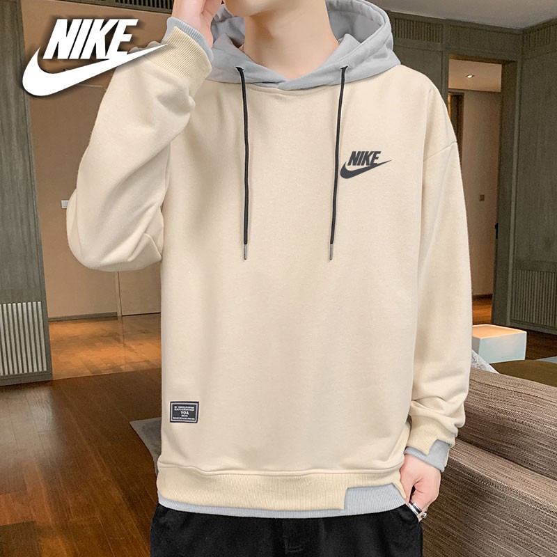 Nike Áo Hoodie Tay Dài Dáng Rộng In Họa Tiết Thời Trang Cho Nam Và Nữ