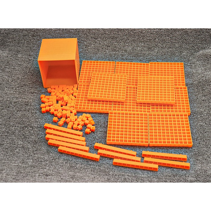 Giáo cụ Montessori học toán hệ thập phân 121 chi tiết