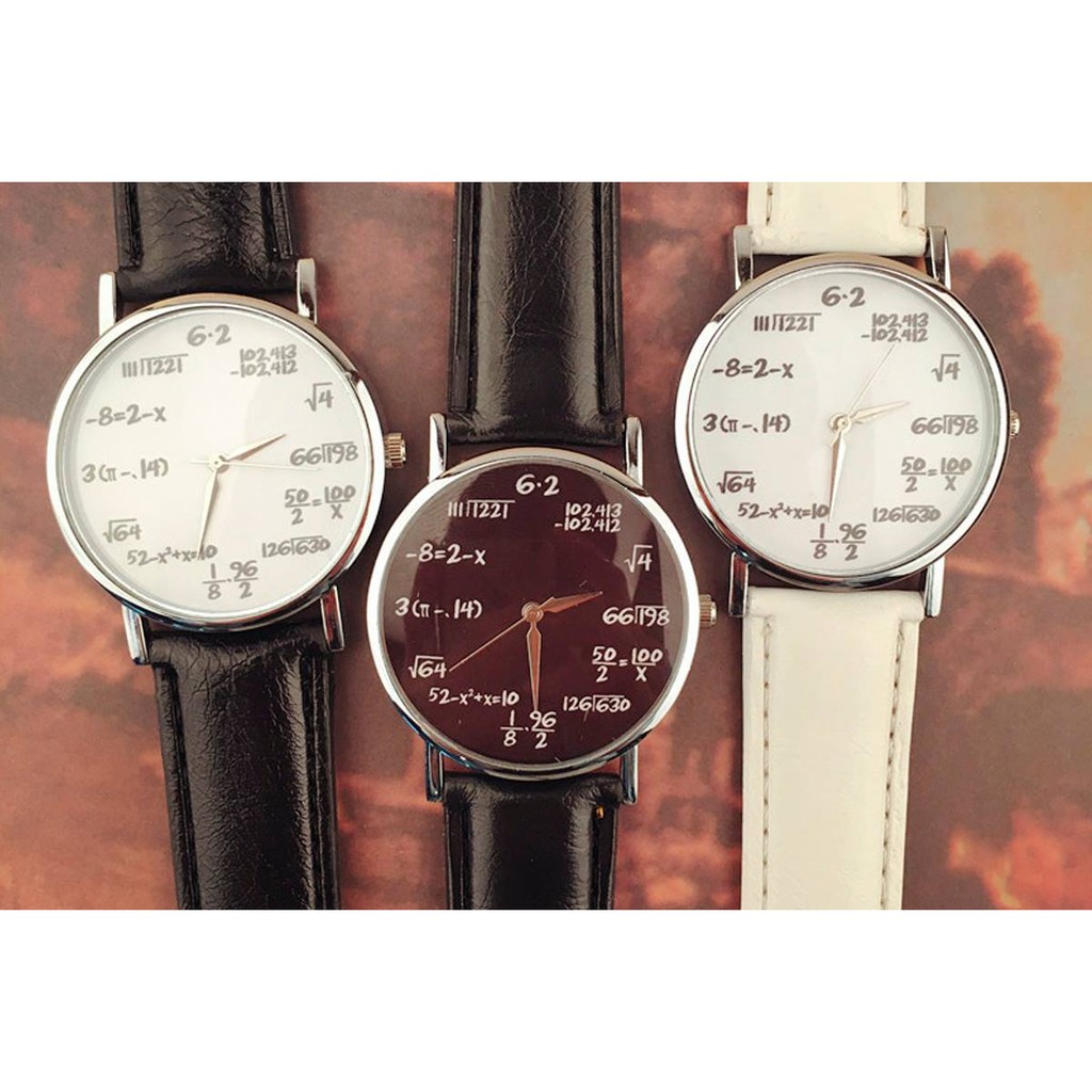 Đồng Hồ Toán Học + Nam + No brand