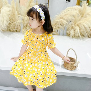 Đầm Công Chúa Vải Voan Phong Cách Phương Tây Cho Bé Gái 1-3 Tuổi