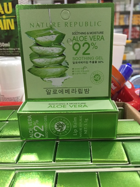 SON DƯỠNG MÔI LÔ HỘI CHỐNG NẺ ALOE VERA 92%