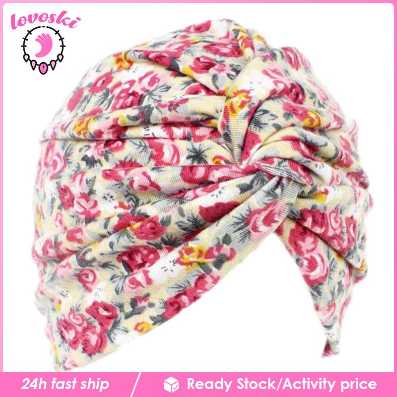 Khăn Turban Cotton Quấn Đầu Chống Rụng Tóc Cho Nữ