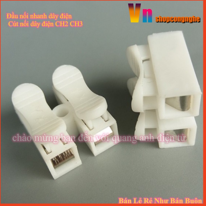 100 CHIẾC CÚT NỐI DÂY ĐIỆN CH-2, CH3