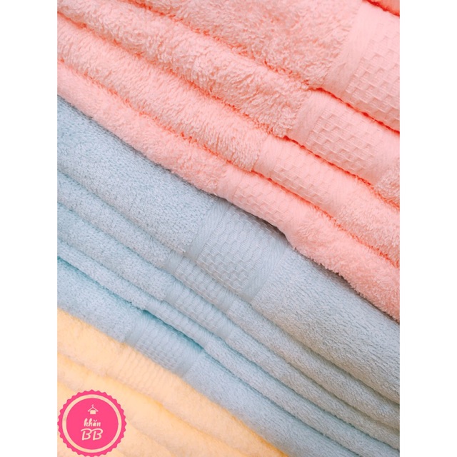Khăn tắm 100% cotton Phong phú  Siêu đẹp Kt 60x90cm