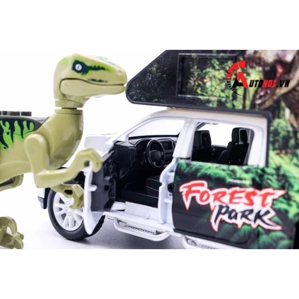 MÔ HÌNH XE KHỦNG LONG CHERVOLET RAPTOR WHITE 1:32 CHE ZHI 5868