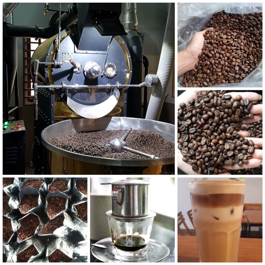 Cà phê bột Moka (Arabica Cầu Đất) ĐẬM KAFE -  Nguyên chất rang mộc 500g