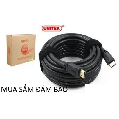 Cáp HDMI 30m hỗ trợ full HD hàng chính hãng Unitek Y-C171