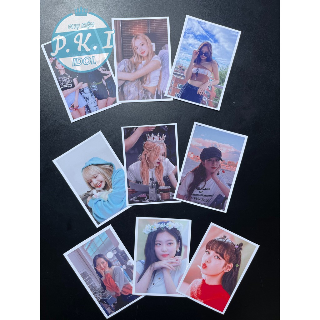 Sưu tầm - Combo bộ ảnh và miếng dán Sticker Blackpink