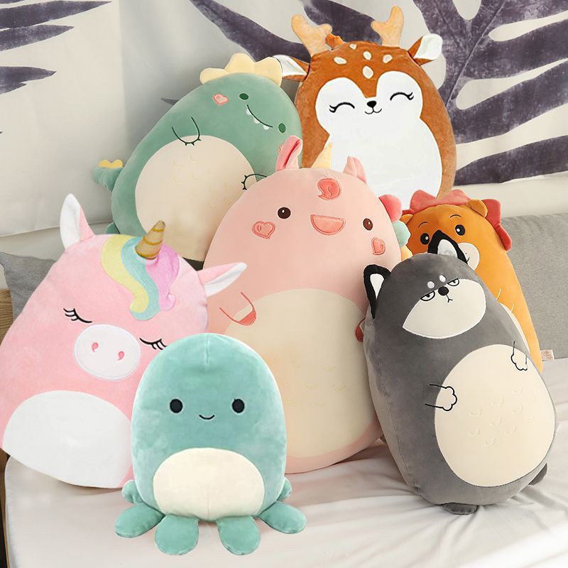 Squishmallows Stuffed Toy Doll Plush Unic Dinosaur Pillow Soft Cushion