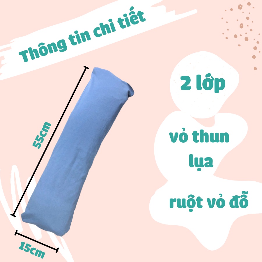 0Gối chặn cho bé Hapiso, Gối chặn vỏ đỗ đa năng Hapiso