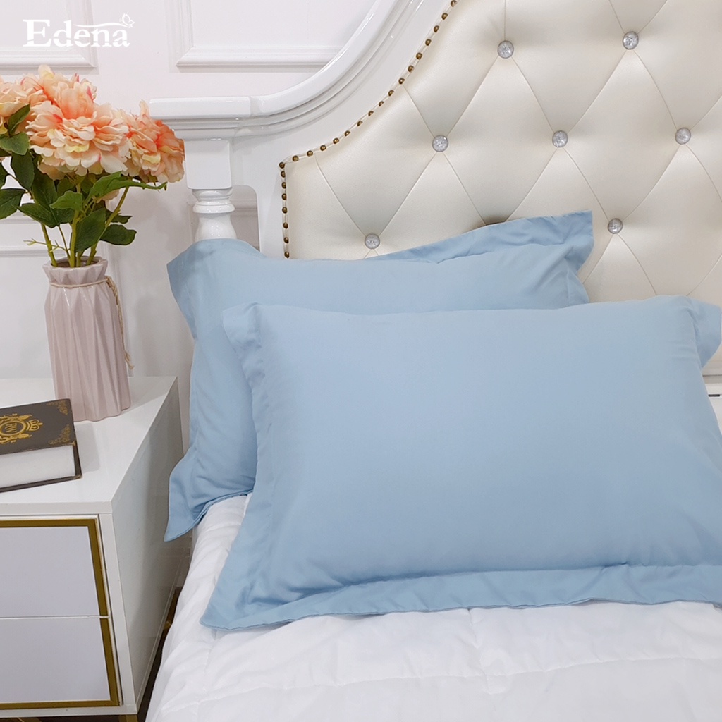 Cặp Vỏ Gối Nằm Edena Basic,chất liệu Micro silk nhiều màu | BigBuy360 - bigbuy360.vn