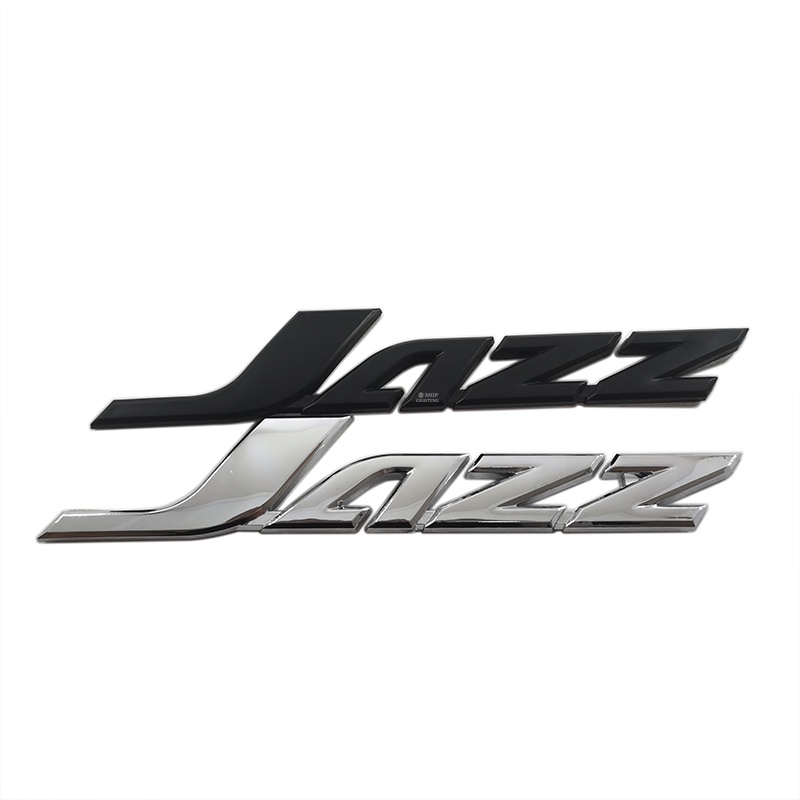 1 Miếng Dán Logo Jazz Màu Đen Bằng ABS Dùng Trang Trí Cốp Sau Xe Hơi Honda Jazz
