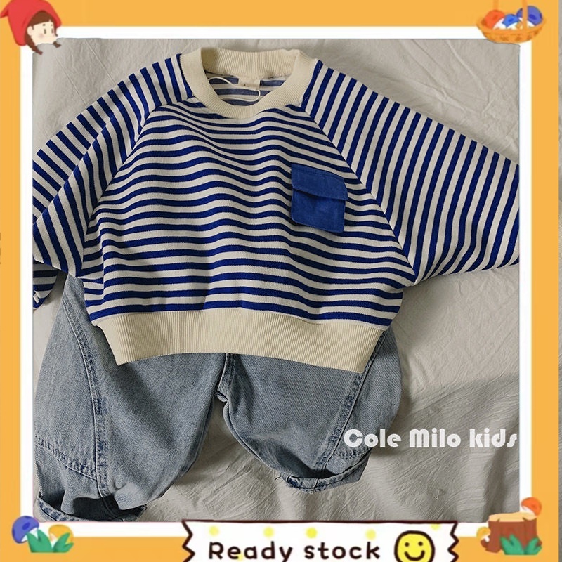 Áo Sweater Tay Cánh Dơi Dáng Rộng Thời Trang Xuân Thu 2022 Cho Bé Gái
