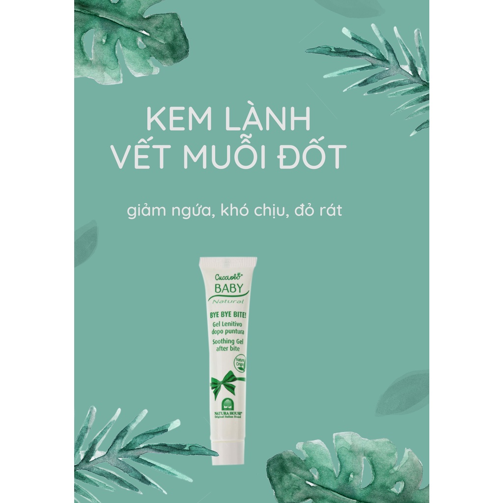 Gel muỗi đốt, côn trùng cắn thảo dược Cucciolo