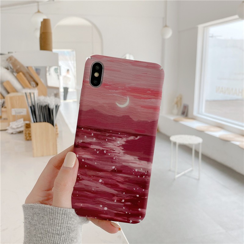 Ốp điện thoại bằng nhựa cứng cho iPhone 6S 6S 6 6 S 7 8 Plus XS Max XR x 11 pro max 12