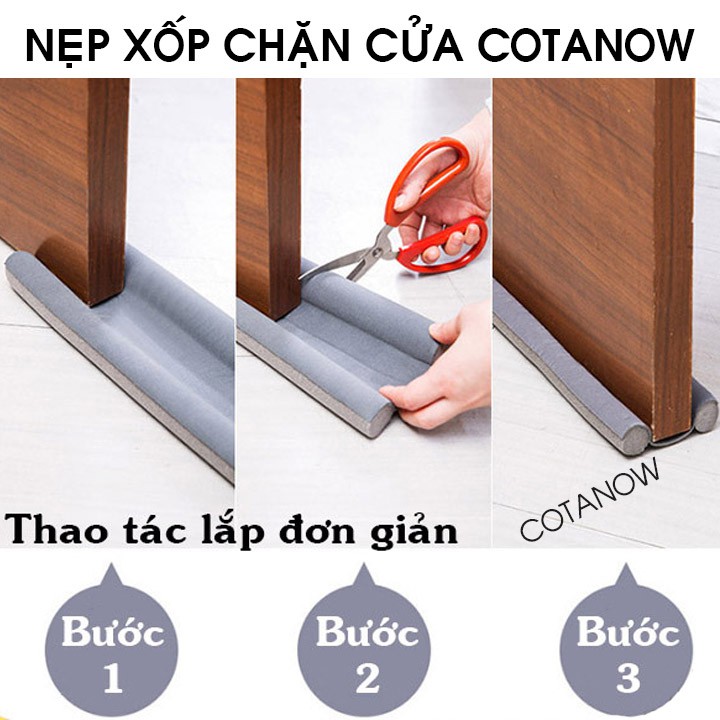 [Hoả Tốc - Grab] Nẹp Xốp Chặn Cửa, Miếng Lót Cửa Cao Cấp COTANOW