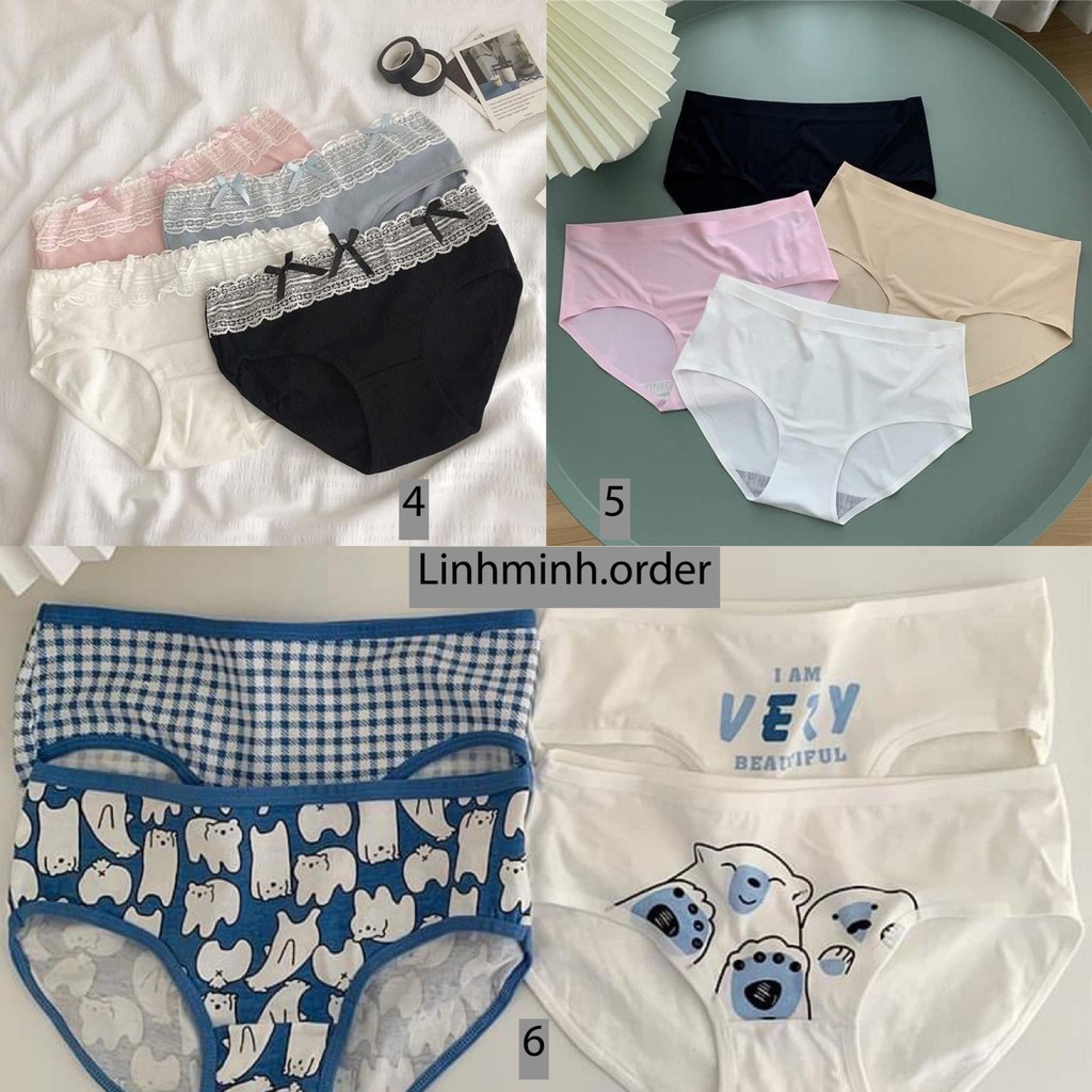 [ Hàng có sẵn ] SET quần chip Najiren chất thun mềm co dãn tốt | BigBuy360 - bigbuy360.vn