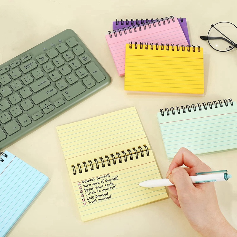 Bộ 18 Thẻ Chỉ Số Học Tập Bằng Pvc Trong Suốt 3X5 Inch Với 6 Màu Khác Nhau