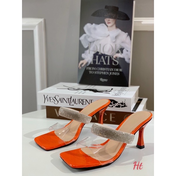 ❤️ NEW HOT 2022 HÀNG CÓ SẴN❤️ Guốc mika quai đá gót nhọn 7cm