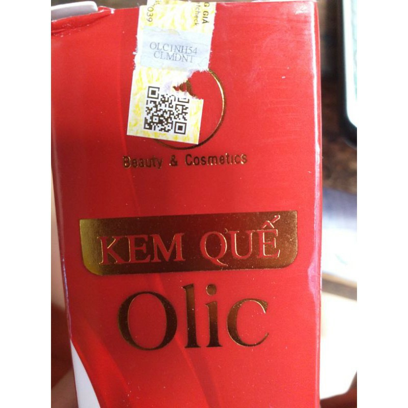 KEM TAN MỠ OLIC CHÍNH HÃNG, CHECK TEM ĐIỆN TỬ , MÃ VẠCH