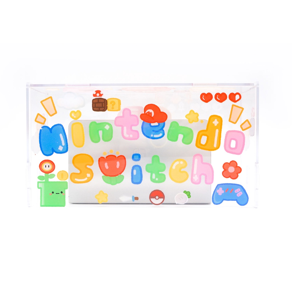 Ốp Nhựa Acrylic Chống Bụi Cho Máy Chơi Game Nintendo Switch