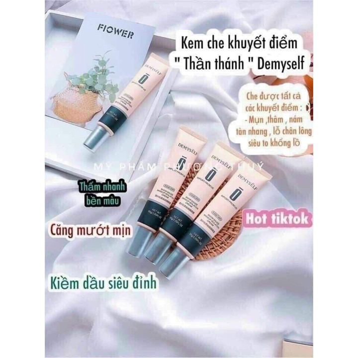 Kem lót che khuyết điểm DEMYSELF Cao Cấp 30g