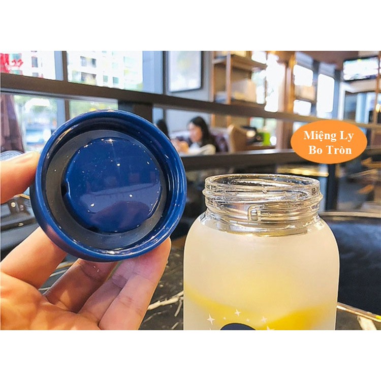 Bình thủy tinh du hành vũ trụ tặng kèm túi chống sốc